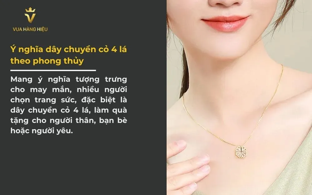 Top 10 Dây Chuyền Cỏ 4 Lá Vận Khí Tốt, Thích Hợp Làm Quà Tặng