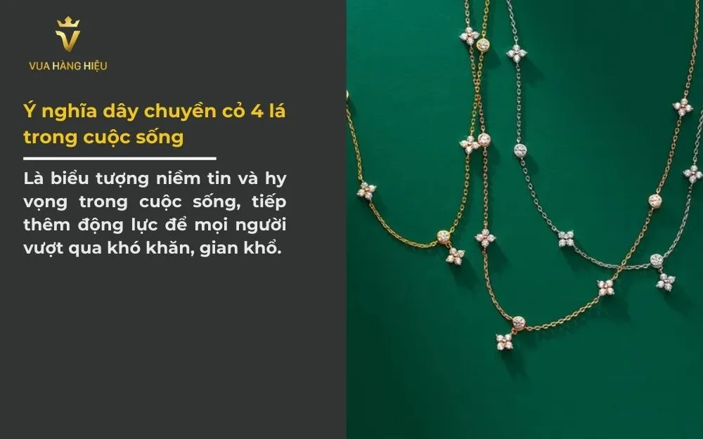 Top 10 Dây Chuyền Cỏ 4 Lá Vận Khí Tốt, Thích Hợp Làm Quà Tặng