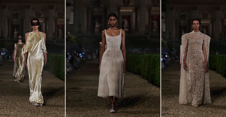 Dior Cruise 2026 với những thiết kế xuyên thấu đặc trưng của Maria Grazia Chiuri