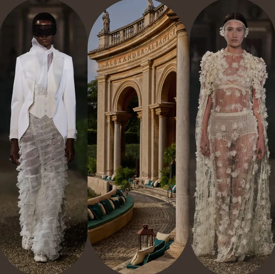 Dior Cruise 2026 với những thiết kế xuyên thấu đặc trưng của Maria Grazia Chiuri