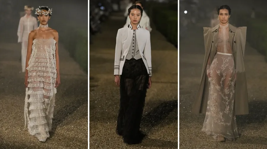 Dior Cruise 2026 với những thiết kế xuyên thấu đặc trưng của Maria Grazia Chiuri