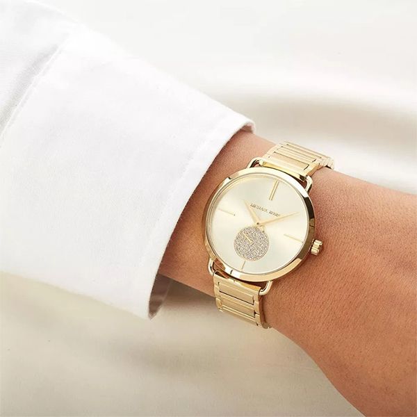 Đồng Hồ Nữ Michael Kors MK Portia Gold-Tone Watch 36mm MK3639 Màu Vàng Gold - Đồng hồ - Vua Hàng Hiệu