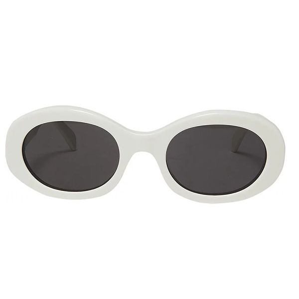 Kính Mát Celine Sunglasses CL40194U 25A Màu Xám/Trắng - Kính mắt - Vua Hàng Hiệu