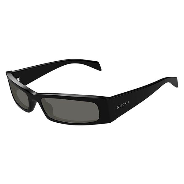Kính Mát Nam Gucci Shiny Black Rectangular Sunglasses GG1778S 001 Màu Đen - Kính mắt - Vua Hàng Hiệu