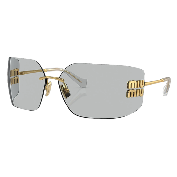 Kính Mát Nữ Miu Miu Sunglasses MU 54YS Màu Vàng Xám - Kính mắt - Vua Hàng Hiệu