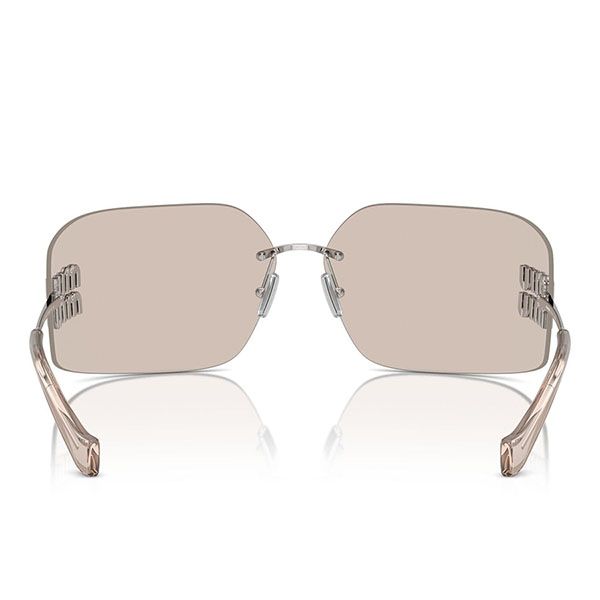 Kính Mát Nữ Miu Miu Rimless Runway MU 54YS 1BC10F Màu Nâu Nhạt - Kính mắt - Vua Hàng Hiệu