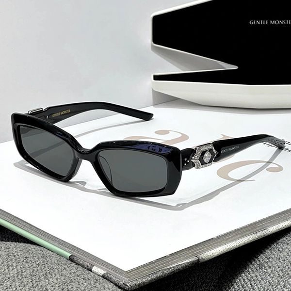 Kính Mát Unisex Gentle Monster GM Demond 01 Sunglasses Màu Đen - Kính mắt - Vua Hàng Hiệu