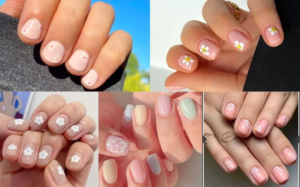 100+ Mẫu Nail Cute Cho Móng Ngắn: Xinh Xắn, Bắt Trend 2025