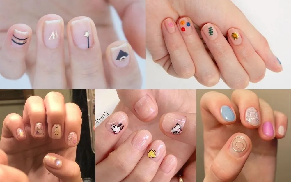 100+ Mẫu Nail Cute Cho Móng Ngắn: Xinh Xắn, Bắt Trend 2025