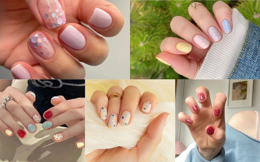 100+ Mẫu Nail Cute Cho Móng Ngắn: Xinh Xắn, Bắt Trend 2025