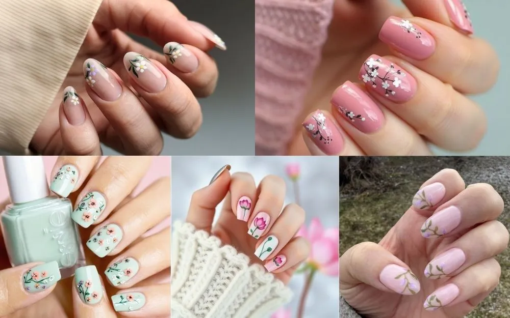 Top 100+ Mẫu Nail Hoa Nữ Tính, Năng Động, Hot Trend