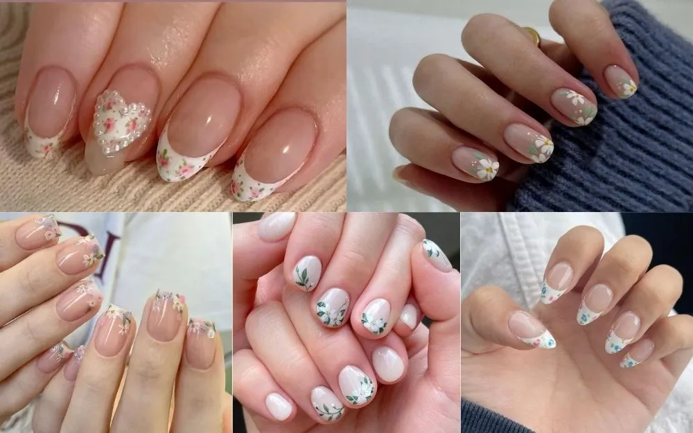 Top 100+ Mẫu Nail Hoa Nữ Tính, Năng Động, Hot Trend