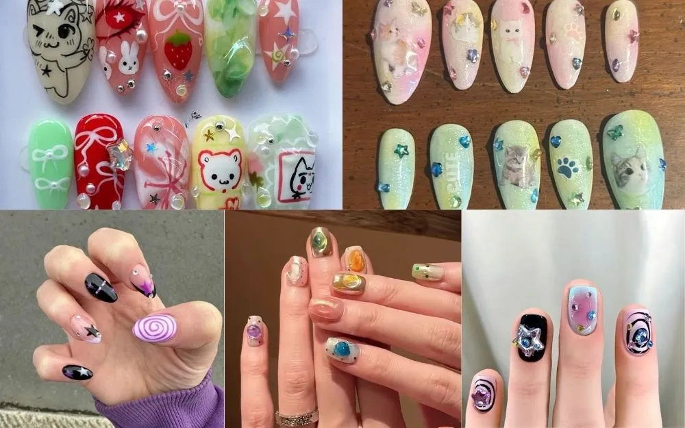 Top 100+ Mẫu Nail Hoạt Hình Đáng Yêu, Bắt Trend Năm 2025