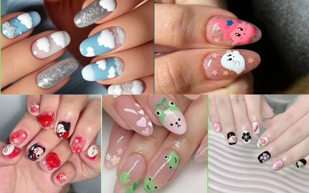 Top 100+ Mẫu Nail Hoạt Hình Đáng Yêu, Bắt Trend Năm 2025
