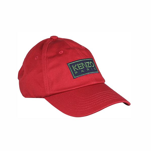 Mũ Kenzo Logo Patch Baseball Cap FC65AC911F32 Màu Đỏ - Mũ nón - Vua Hàng Hiệu