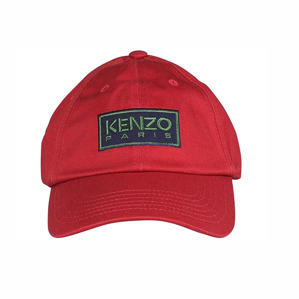 Mũ Kenzo Logo Patch Baseball Cap FC65AC911F32 Màu Đỏ - Mũ nón - Vua Hàng Hiệu