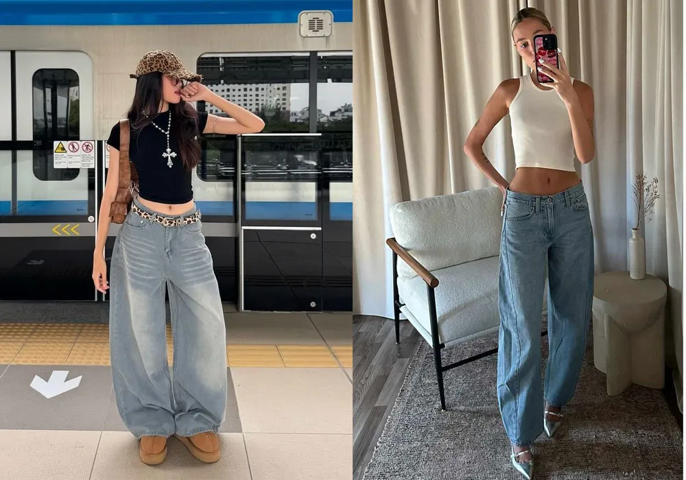 5 cách phối đồ với barrel jeans ấn tượng, xu hướng năm 2025