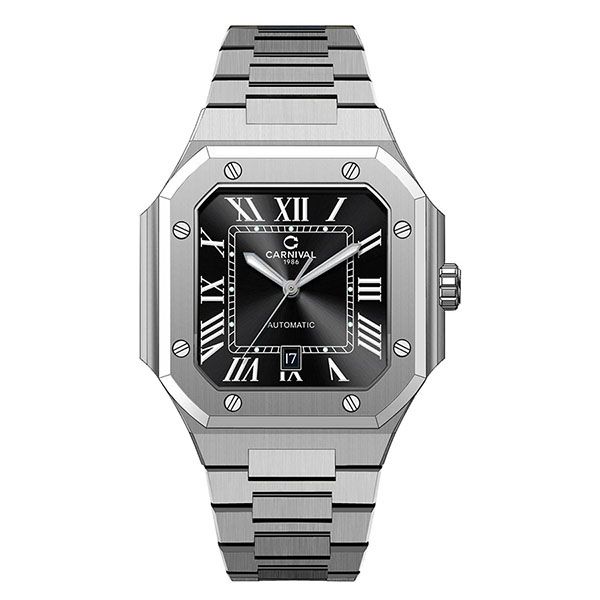 Đồng Hồ Nam Carnival Automatic 8169G-VT-D (8169G) Màu Đen - Bạc - Đồng hồ - Vua Hàng Hiệu