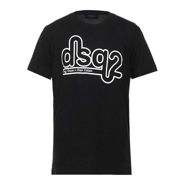 Áo Phông Nam Dsquared2 S74GD0872 S21600 900 Tshrit Màu Đen Size XS - Thời trang - Vua Hàng Hiệu