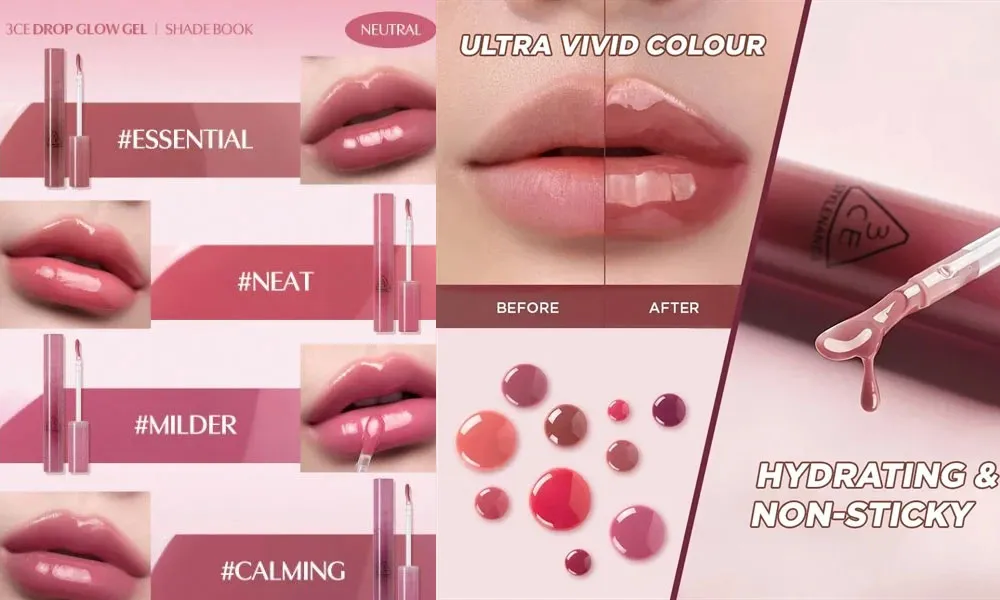Bảng Màu Son Môi 3CE: Cập Nhật Đầy Đủ Màu Son Hot Trend