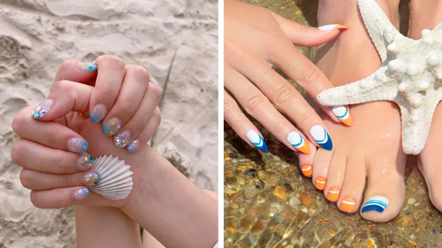 Tự Tin Với 100+ Mẫu Nail Đi Biển Tuyệt Đẹp Cho Mùa Hè 2025