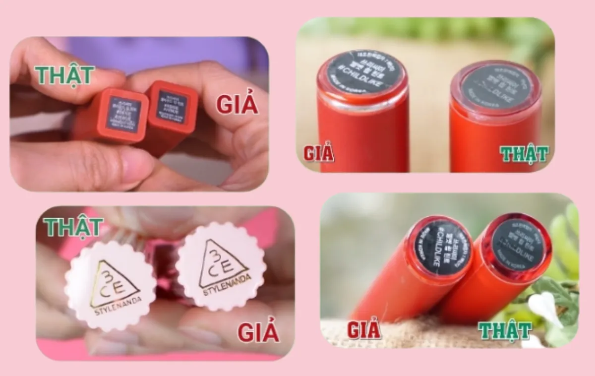6 Cách Phân Biệt Son 3CE Thật Giả Đơn Giản Và Chính Xác