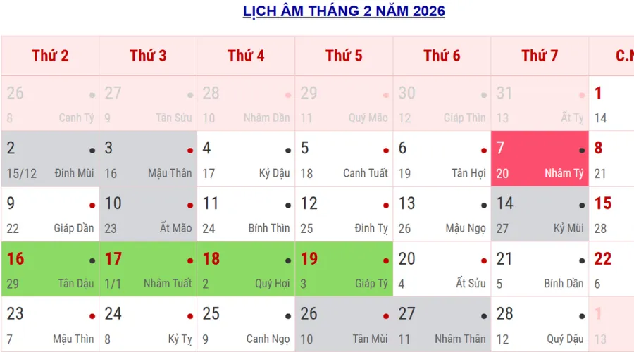 Còn bao nhiêu ngày nữa đến Tết Bính Ngọ 2026? Đếm ngược ngày đến Tết