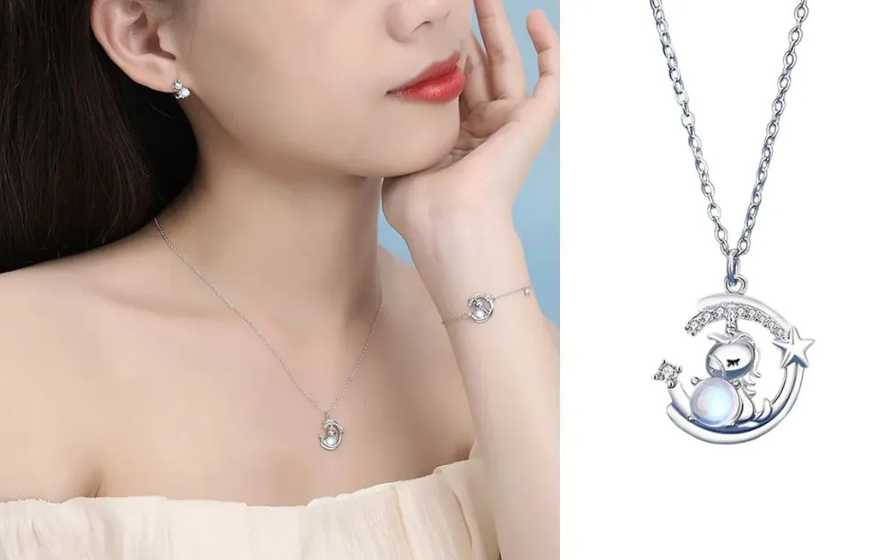 Top 15 Dây Chuyền Mặt Trăng Tôn Vẻ Đẹp Cá Nhân, Bán Chạy Hiện Nay