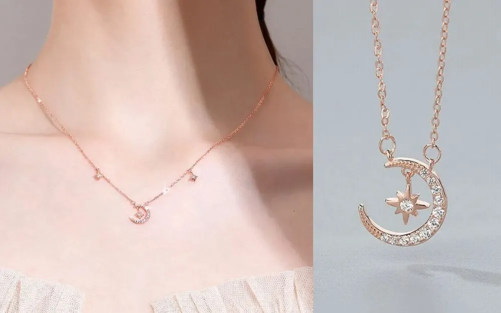 Top 15 Dây Chuyền Mặt Trăng Tôn Vẻ Đẹp Cá Nhân, Bán Chạy Hiện Nay