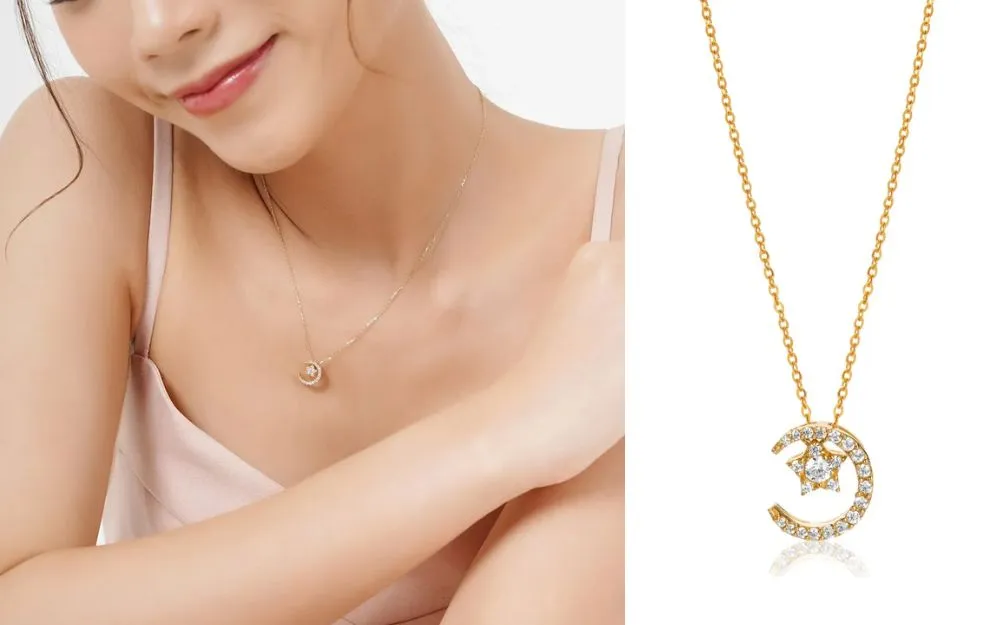 Top 15 Dây Chuyền Mặt Trăng Tôn Vẻ Đẹp Cá Nhân, Bán Chạy Hiện Nay