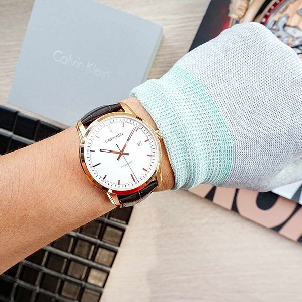 Đồng Hồ Nam Calvin Klein CK Automatic Watch K5S346G6 Màu Nâu - Đồng hồ - Vua Hàng Hiệu