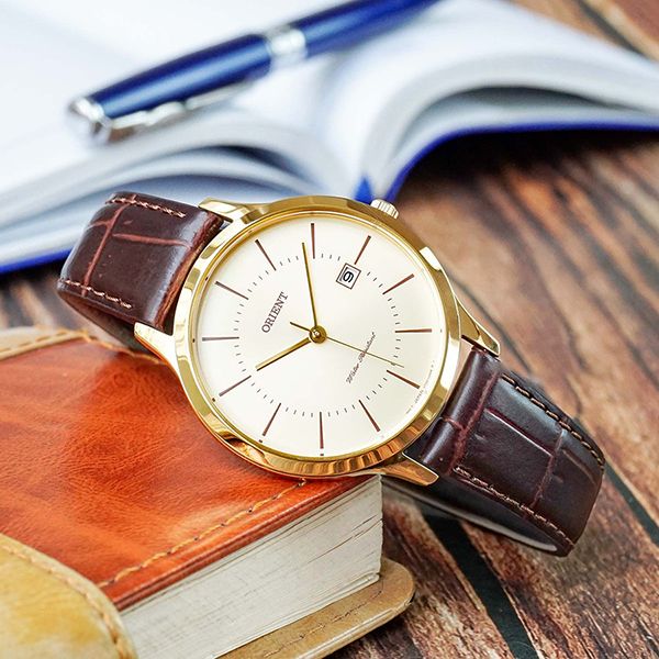 Đồng Hồ Nam Orient Quartz Watch RF-QD0003G10B BHQT Màu Nâu/Vàng - Đồng hồ - Vua Hàng Hiệu