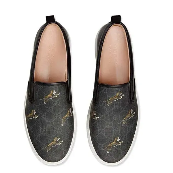 Giày Lười Nam Gucci GG Slip-On Tigers 407362-G0K10-1101 Màu Đen Size 42 - Giày - Vua Hàng Hiệu
