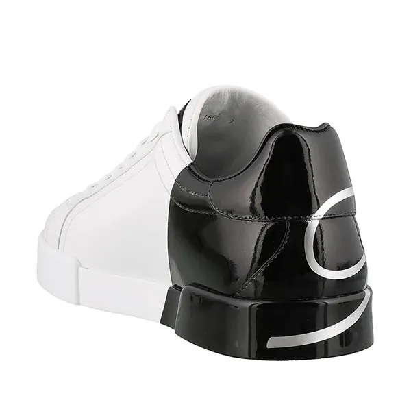 Giày Sneaker Nam Dolce & Gabbana D&G Portofino CS1788AI053HN821 Màu Đen Trắng Size 39.5 - Giày - Vua Hàng Hiệu