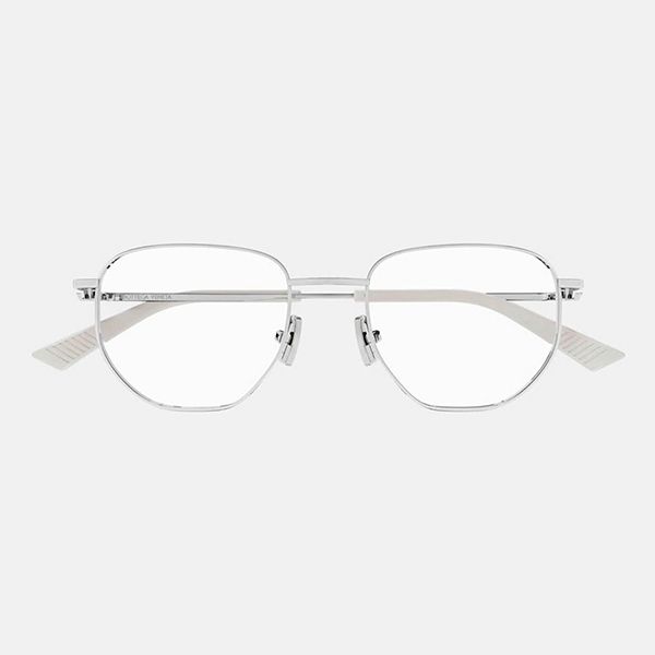 Kính Mắt Cận Bottega Veneta BV1301O 002 Eyeglasses Màu Bạc - Kính mắt - Vua Hàng Hiệu