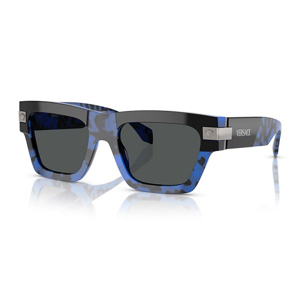 Kính Mát Nam Versace VE 4464 545887 Sunglasses Màu Xanh - Havana - Kính mắt - Vua Hàng Hiệu