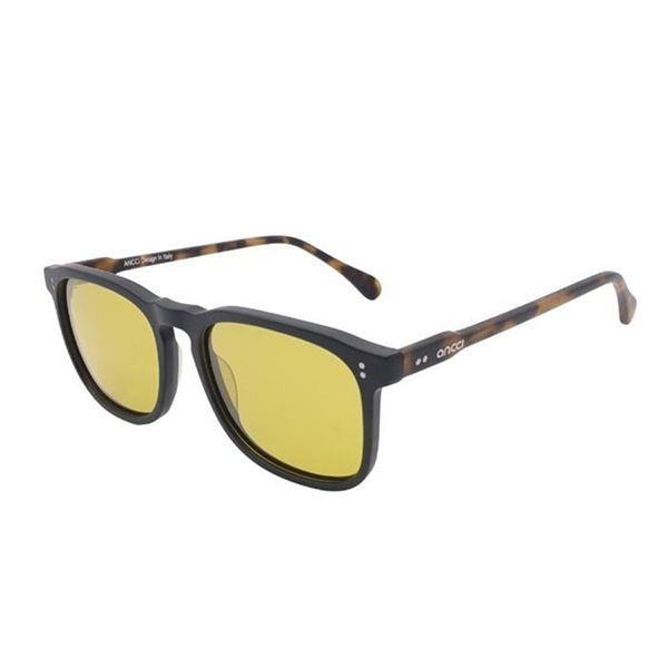 Kính Mát Unisex Ancci AT8780 C1-1 Sunglasses Màu Havana Vàng - Kính mắt - Vua Hàng Hiệu