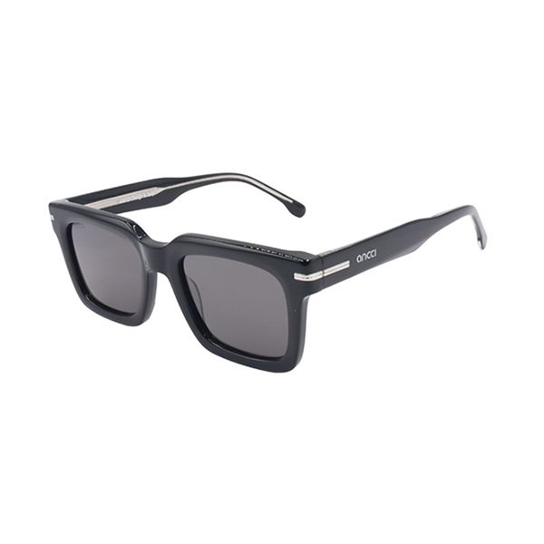Kính Mát Unisex Ancci AT8834 C1 Sunglasses Màu Đen Xám - Kính mắt - Vua Hàng Hiệu