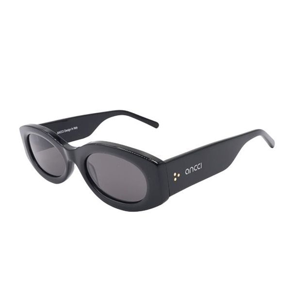 Kính Mát Unisex Ancci AT8907 C1 Sunglasses Màu Đen Xám - Kính mắt - Vua Hàng Hiệu