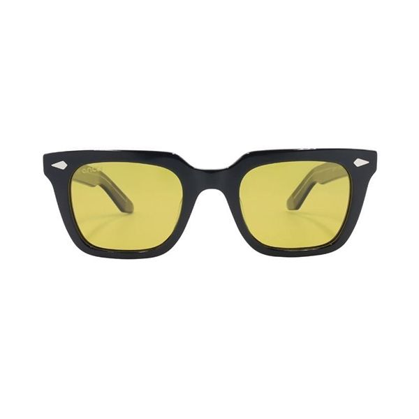 Kính Mát Unisex Ancci Sunglasses AT8777 C1-1 Màu Đen Vàng - Kính mắt - Vua Hàng Hiệu