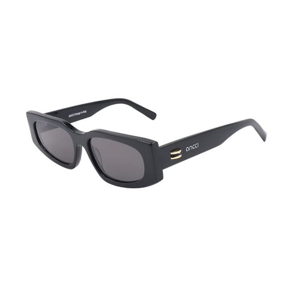 Kính Mát Unisex Ancci Sunglasses AT8944 C1 Màu Đen - Kính mắt - Vua Hàng Hiệu