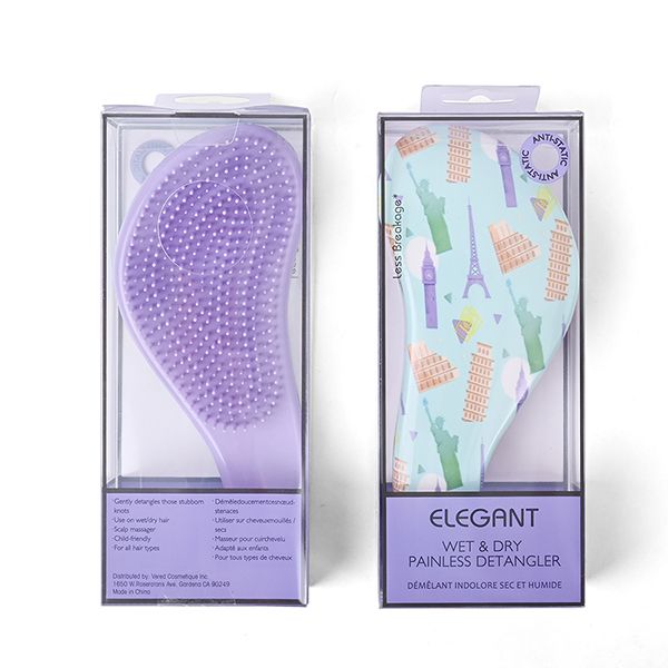 Lược Chải Tóc Elegant Detangler Brush Painless Wet & Dry Girl Power Màu Blue Liberty - Chăm sóc tóc - Vua Hàng Hiệu