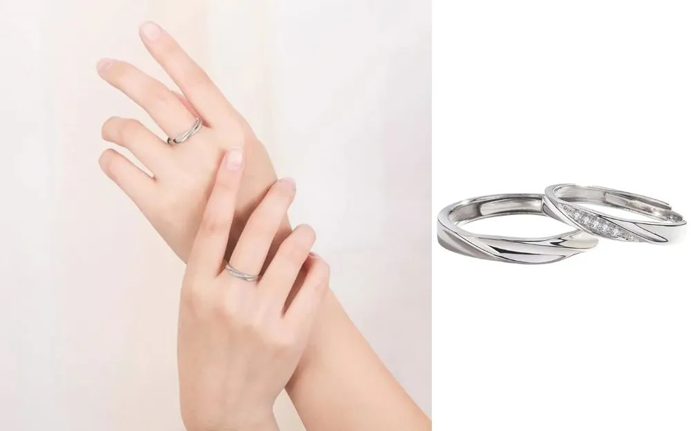 Top 10 Nhẫn Bạc Đôi Bán Chạy, Được Các Cặp Đôi Ưa Thích Hiện Nay