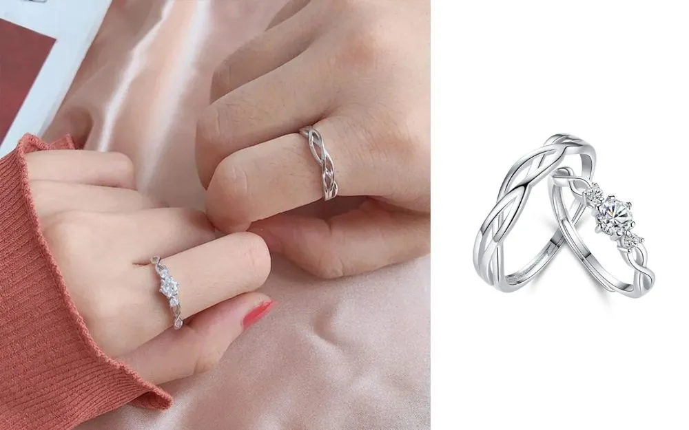 Top 10 Nhẫn Bạc Đôi Bán Chạy, Được Các Cặp Đôi Ưa Thích Hiện Nay