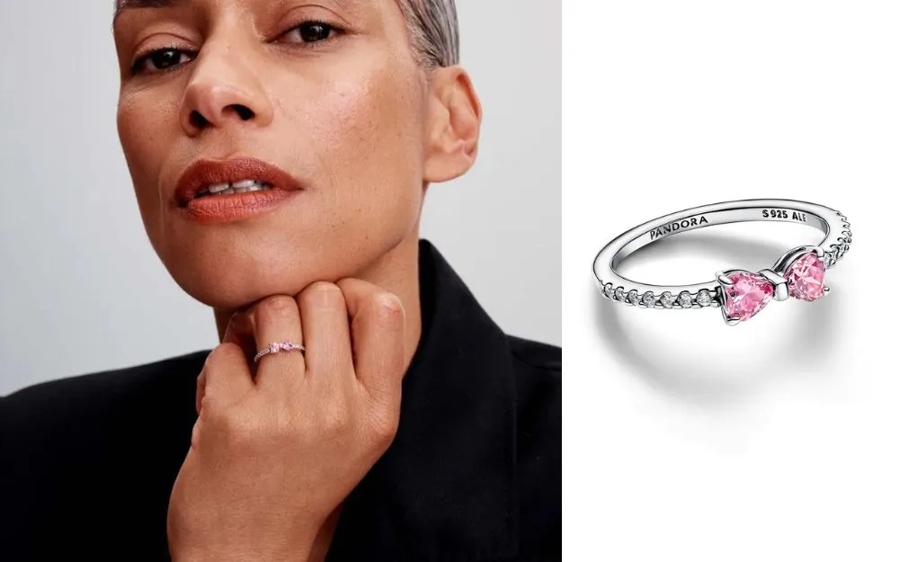 Tổng Hợp 04 Mẫu Nhẫn Pandora Nơ Xinh Xắn, Bán Chạy Năm 2025