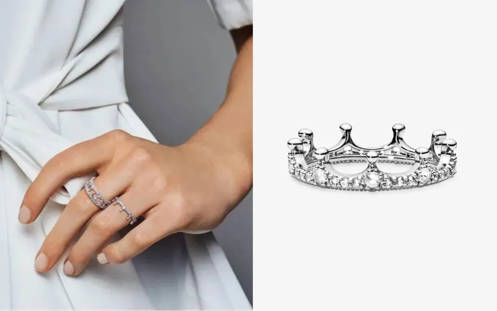 Top 15 Mẫu Nhẫn Pandora Vương Miện Bán Chạy Hiện Nay