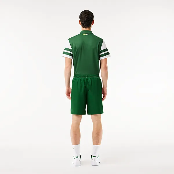 Quần Short Nam Lacoste Logo Stripe Tennis Shorts GH7443 737 Màu Trắng Xanh Lá Size 2 - Thời trang - Vua Hàng Hiệu