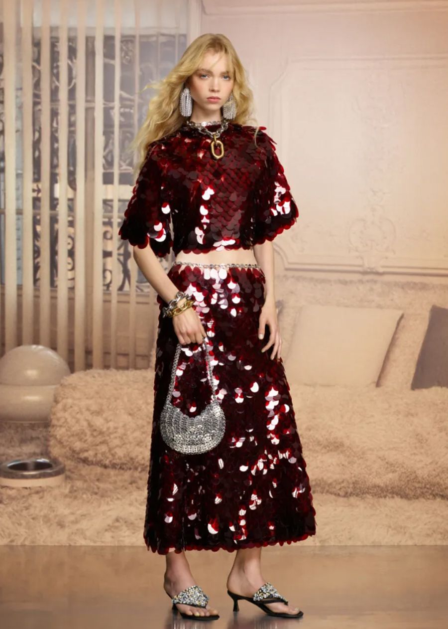 Rabanne Resort 2026: Khi “Grunge” gặp “Glamour” trong một bản phối đầy quyến rũ - 2