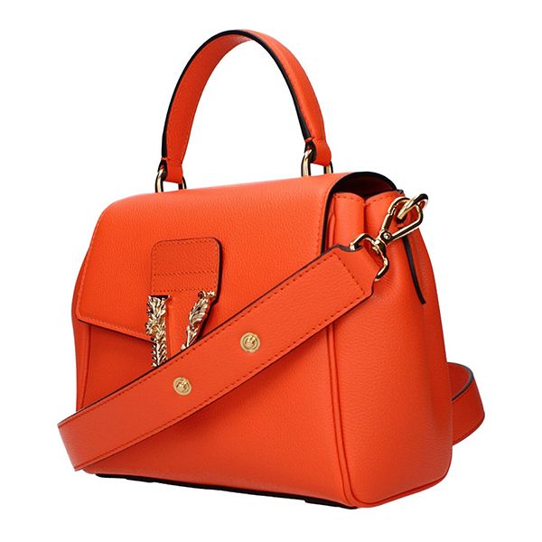 Túi Xách Tay Nữ Versace Hand Bags Women Leather Orange/Spritz Màu Cam - Túi xách - Vua Hàng Hiệu
