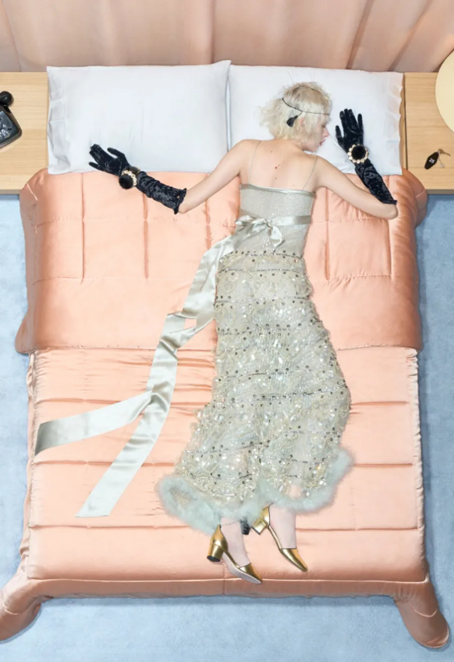 Valentino Resort 2026: Khi phòng ngủ trở thành sàn diễn thời trang
